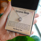 Second Mom Necklace | From Step Daughter to Chosen Mom & Adopted Mom, Jewelry Present Meaningful to Stepmother Necklace and Unbiological Mom