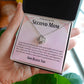 Second Mom Necklace | From Step Daughter to Chosen Mom & Adopted Mom, Jewelry Present Meaningful to Stepmother Necklace and Unbiological Mom