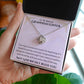 1st Communion Gifts for Granddaughter, Christening, Baptism, Confirmation, Necklace & Meaningful Message in Gift Box from Grandmother