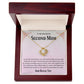 Second Mom Necklace | From Step Daughter to Chosen Mom & Adopted Mom, Jewelry Present Meaningful to Stepmother Necklace and Unbiological Mom