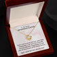 1st Communion Gifts for Granddaughter, Christening, Baptism, Confirmation, Necklace & Meaningful Message in Gift Box from Grandmother