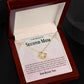 Second Mom Necklace | From Step Daughter to Chosen Mom & Adopted Mom, Jewelry Present Meaningful to Stepmother Necklace and Unbiological Mom