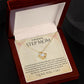 Stepmother Necklace | Present Meaningful Jewelry from Step Daughter to Unbiological Mom, Second Mother, Adopted Mom, Gifts to Get My Mom