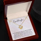 1st Communion Gifts for Granddaughter, Christening, Baptism, Confirmation, Necklace & Meaningful Message in Gift Box from Grandmother