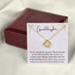 1st Communion Gifts for Granddaughter, Christening, Baptism, Confirmation, Necklace & Meaningful Message in Gift Box from Grandmother