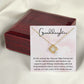1st Communion Gifts for Granddaughter, Christening, Baptism, Confirmation, Necklace & Meaningful Message in Gift Box from Grandmother