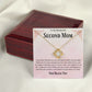 Second Mom Necklace | From Step Daughter to Chosen Mom & Adopted Mom, Jewelry Present Meaningful to Stepmother Necklace and Unbiological Mom