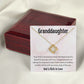 1st Communion Gifts for Granddaughter, Christening, Baptism, Confirmation, Necklace & Meaningful Message in Gift Box from Grandmother