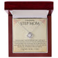 Stepmother Necklace | Present Meaningful Jewelry from Step Daughter to Unbiological Mom, Second Mother, Adopted Mom, Gifts to Get My Mom