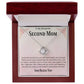 Second Mom Necklace | From Step Daughter to Chosen Mom & Adopted Mom, Jewelry Present Meaningful to Stepmother Necklace and Unbiological Mom