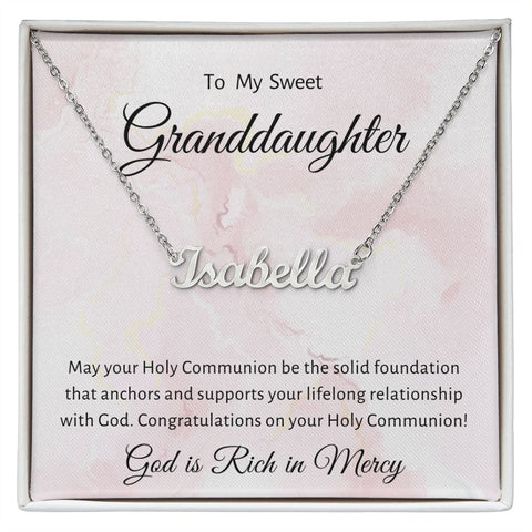 Granddaughter First Communion Gift | Confirmation Gift Present for Granddaughter | Holy Confirmation Gift Girl Present From Grandparents