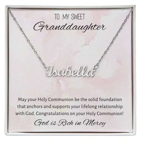 Granddaughter First Communion Gift | Confirmation Gift Present for Granddaughter | Holy Confirmation Gift Girl Present From Grandparents