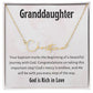 Baptism Gift Girl Present From Grandparents | Granddaughter Christening Gift | Name Personalized Gift Present for Granddaughter