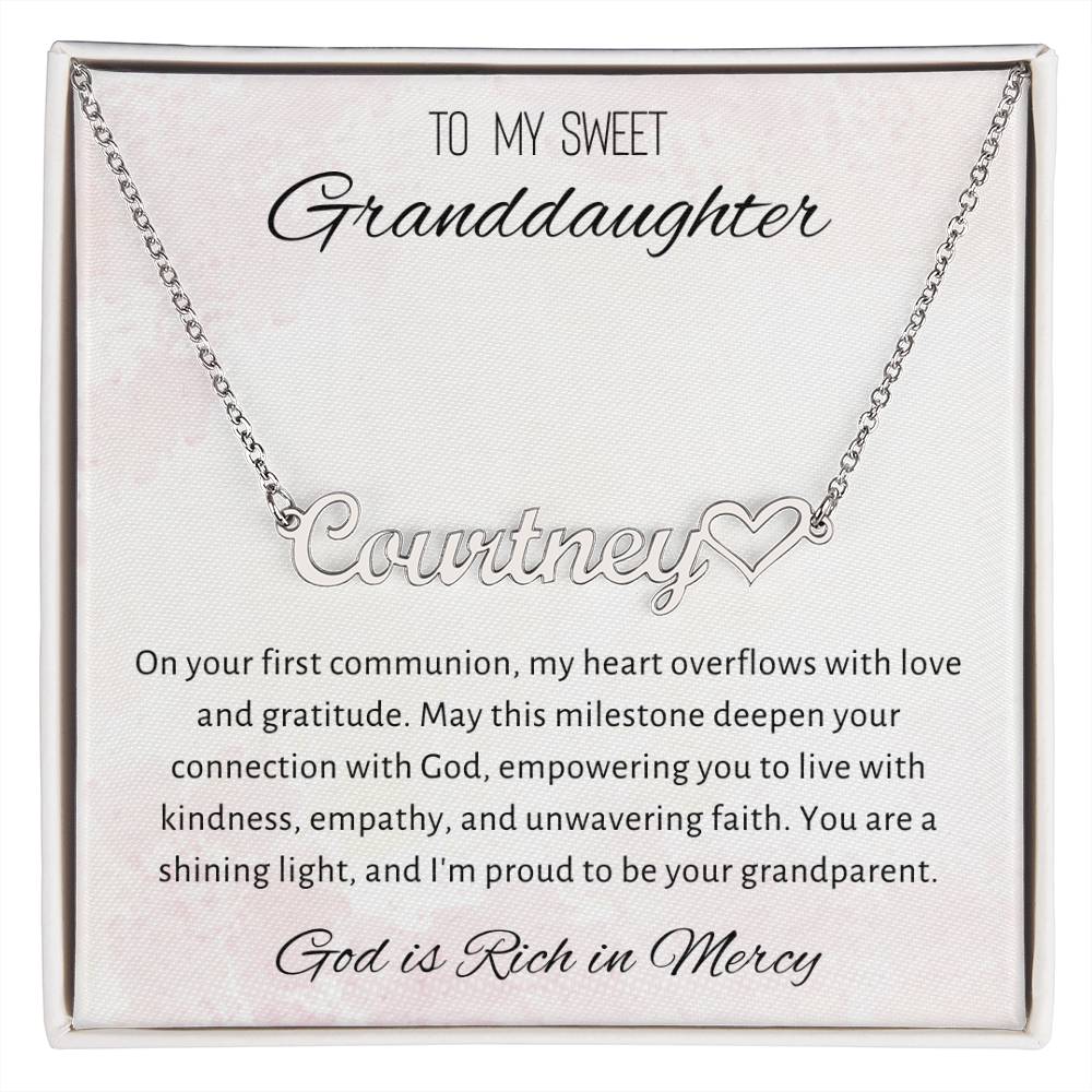 2 Heart Name Necklace