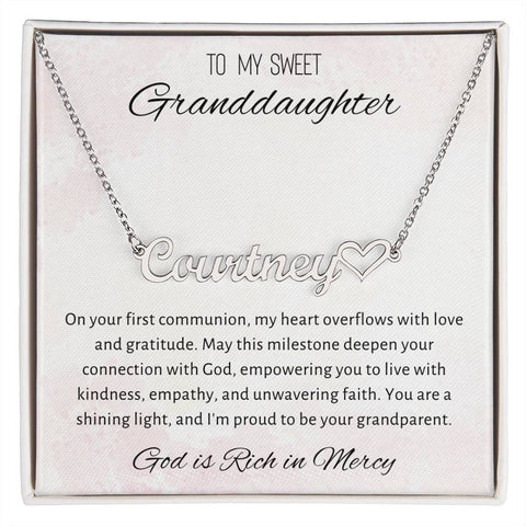 2 Heart Name Necklace