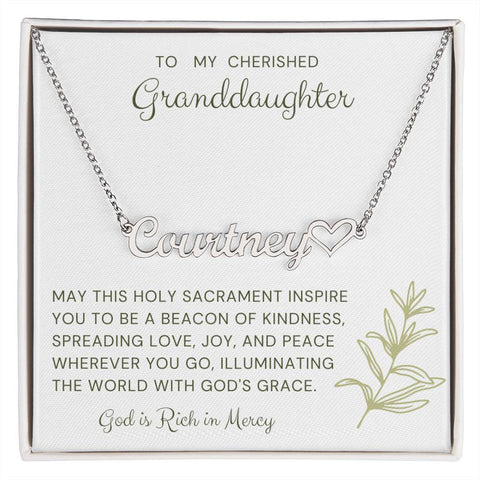 15 Heart Name Necklace