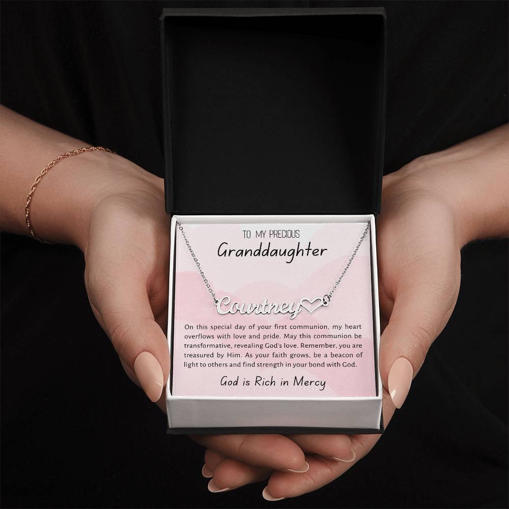 6 Heart Name Necklace