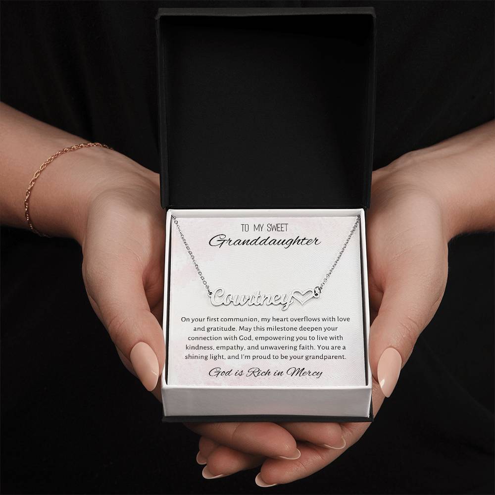 2 Heart Name Necklace