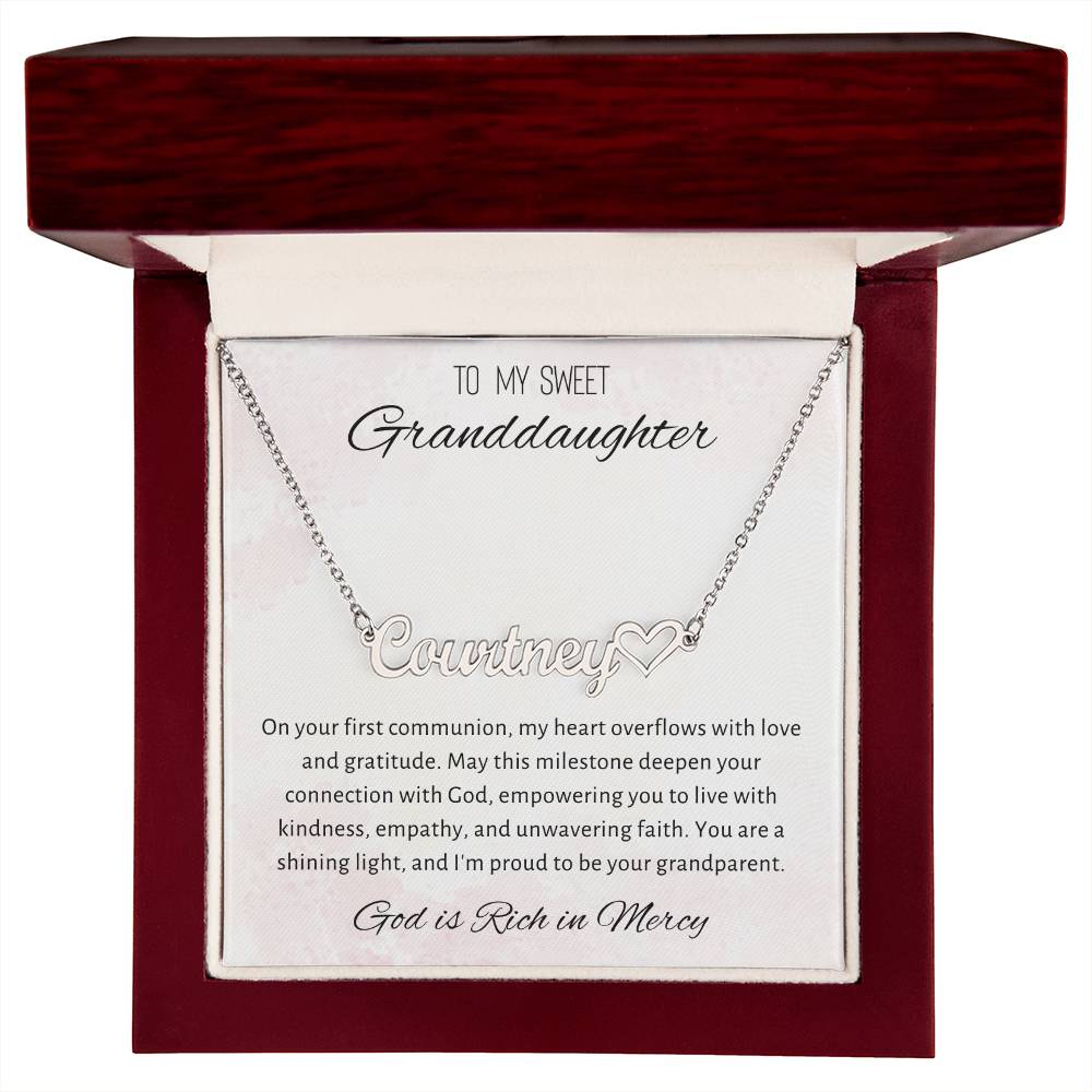 2 Heart Name Necklace