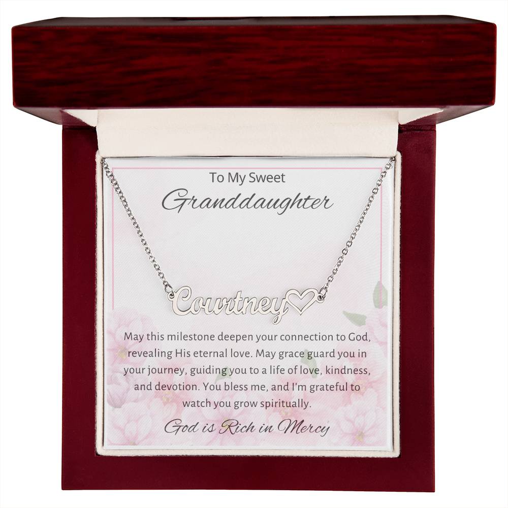 11 Heart Name Necklace
