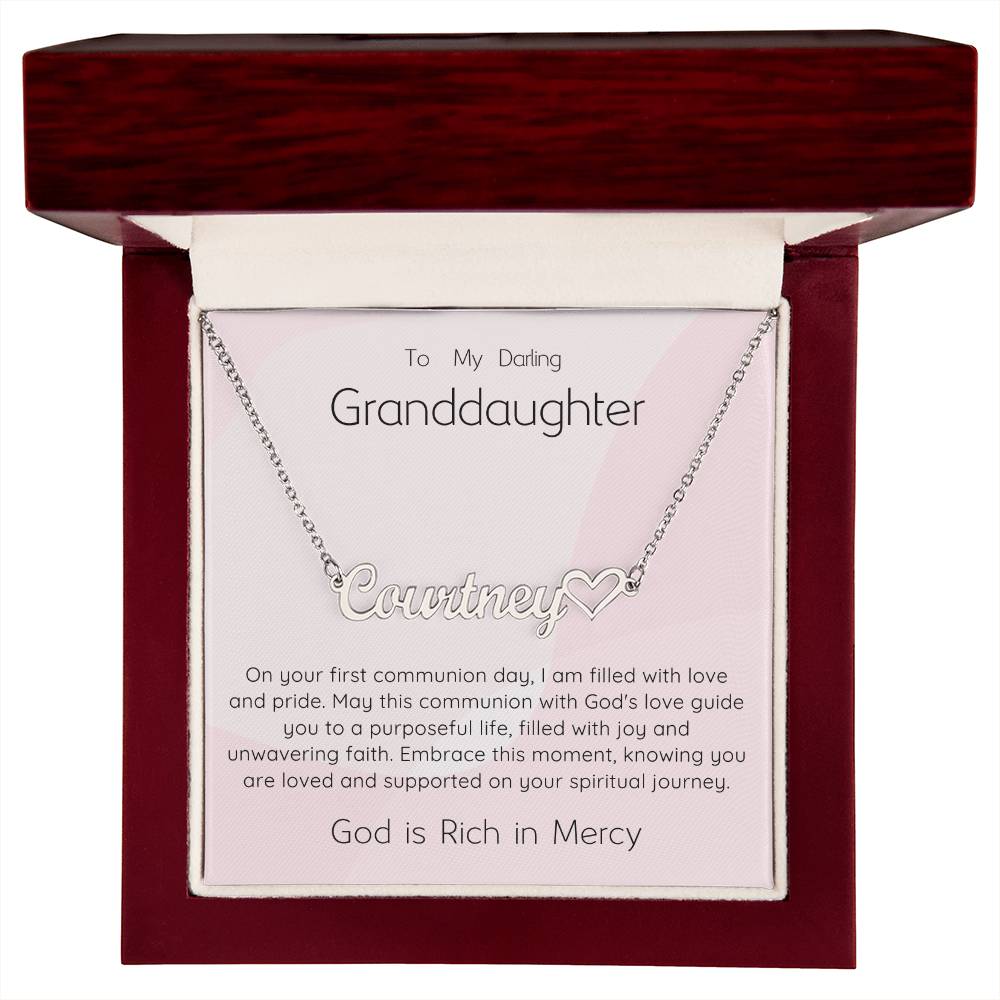 10 Heart Name Necklace
