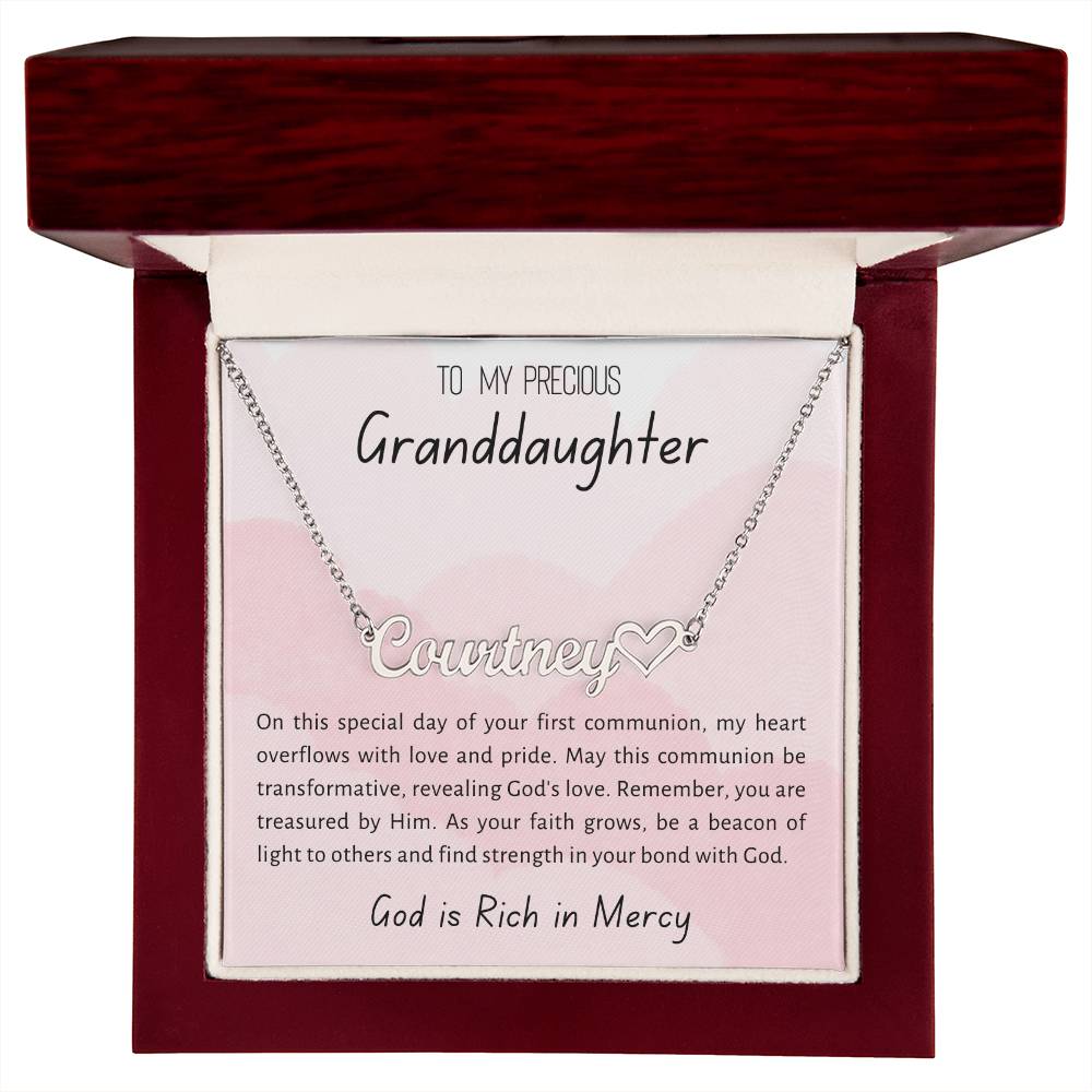 6 Heart Name Necklace