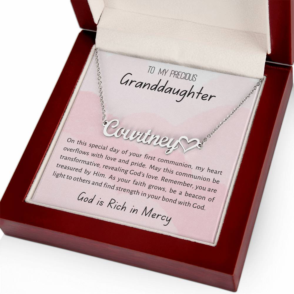 6 Heart Name Necklace
