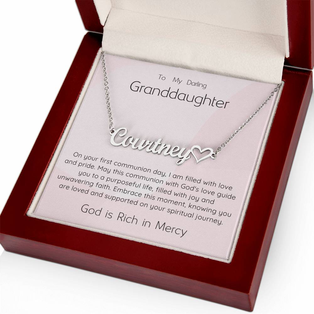 10 Heart Name Necklace