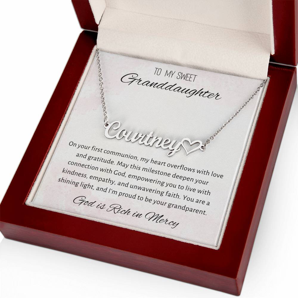 2 Heart Name Necklace