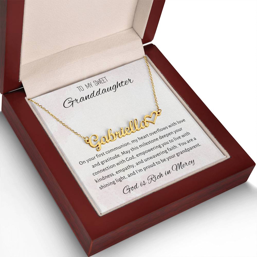 2 Heart Name Necklace