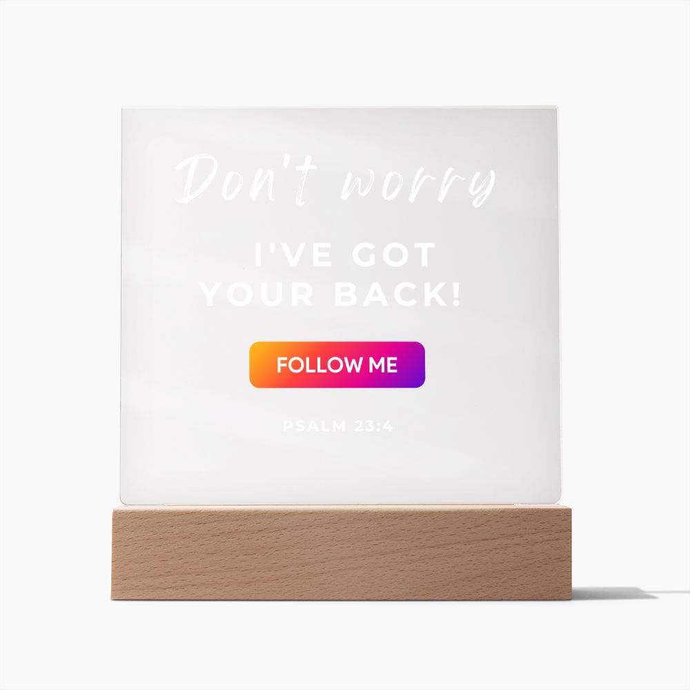 12 Square Acrylic Plaque 2023