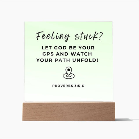 24 Square Acrylic Plaque 2023