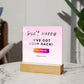 22 Square Acrylic Plaque 2023