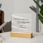 8 Square Acrylic Plaque 2023