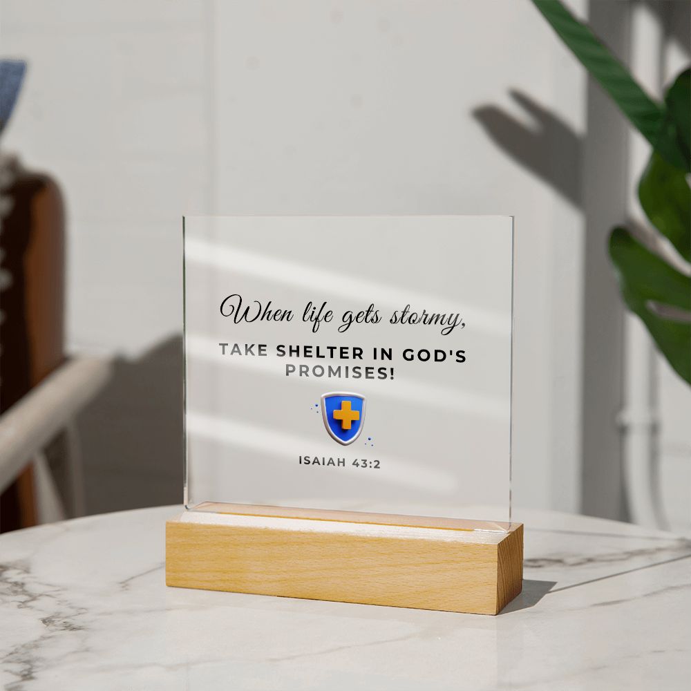 9 Square Acrylic Plaque 2023