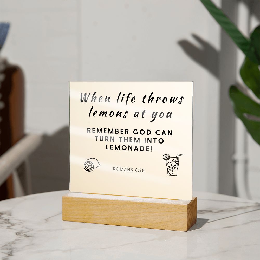 21 Square Acrylic Plaque 2023