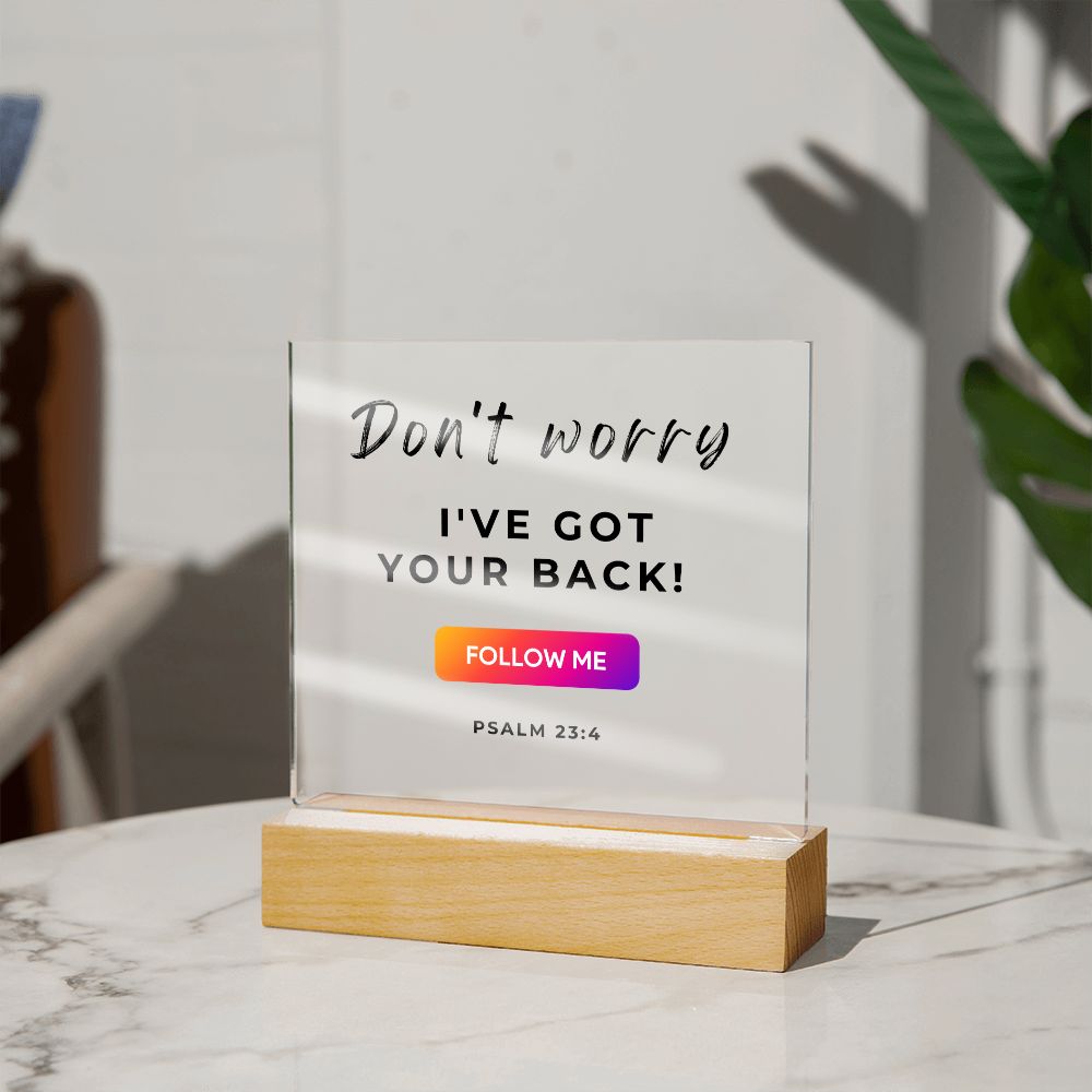 2 Square Acrylic Plaque 2023