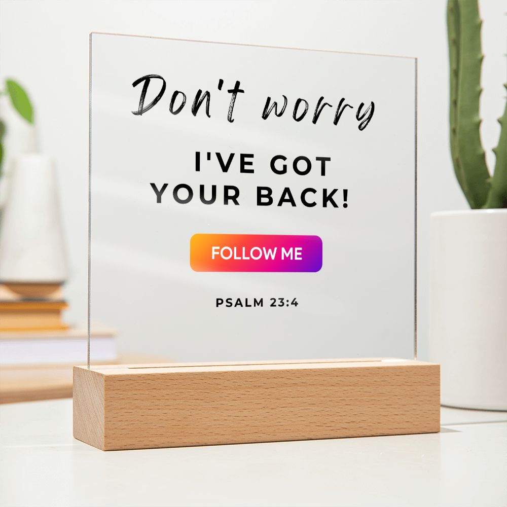 2 Square Acrylic Plaque 2023
