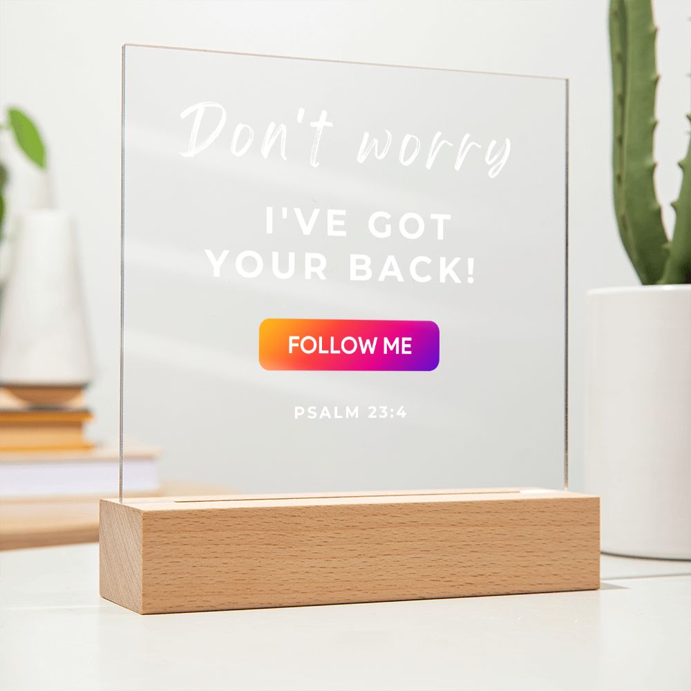 12 Square Acrylic Plaque 2023