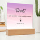 26 Square Acrylic Plaque 2023