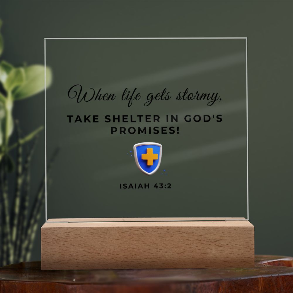 9 Square Acrylic Plaque 2023