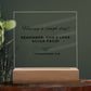 8 Square Acrylic Plaque 2023