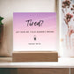 26 Square Acrylic Plaque 2023