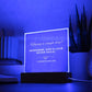 18 Square Acrylic Plaque 2023