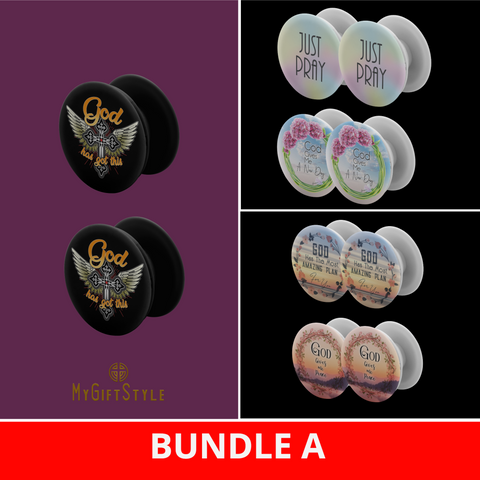 10 PCs - CHRISTIAN POP-UP GRIP (Best Deal Bundles - 10 PCs included)
