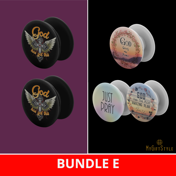 5 PCs - GOD POP-UP GRIP (Best Deal Bundles - 5 PCs included)