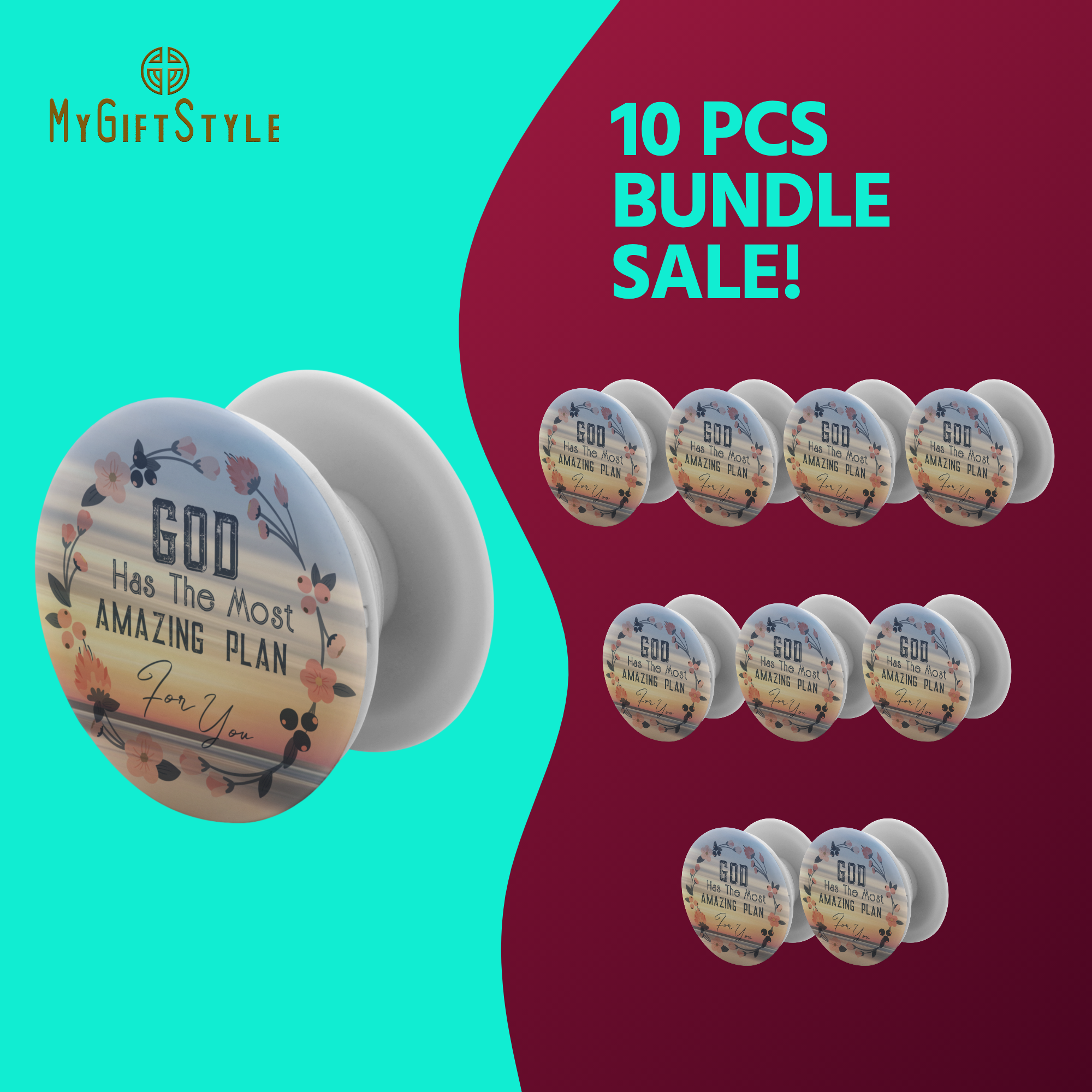 10 PCs - GOD HAS THE MOST AMAZING PLAN (Special Value Pack Bundle)