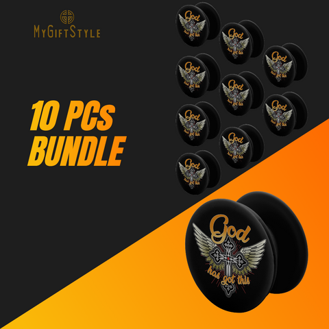 10 PCs -CHRISTIAN PHONE GRIP (Special Value Pack Bundle)