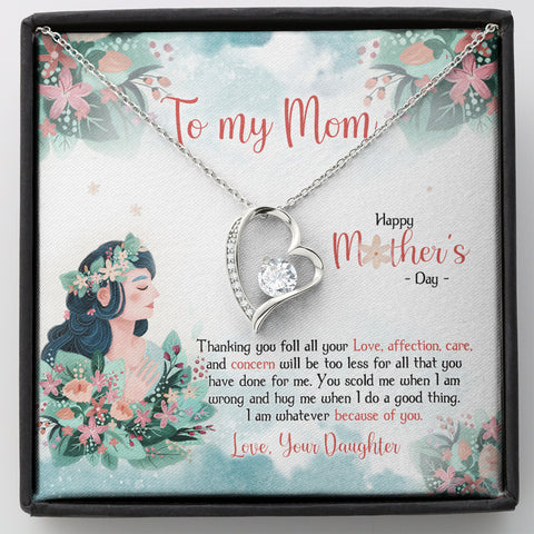 To My Mum Necklace (Thank You Mum)