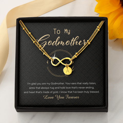 2022-04-28 GodMother (Wreath 3) Infinity Bracelet Yellow Gold Stainless Steel